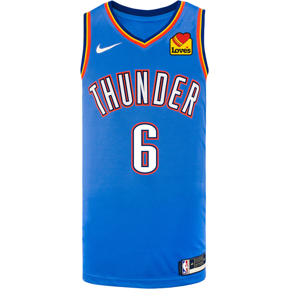 OKLAHOMA CITY THUNDER JAYLIN WILLIAMS ICON SWINGMAN JERSEY - 2025-26 - Image 3