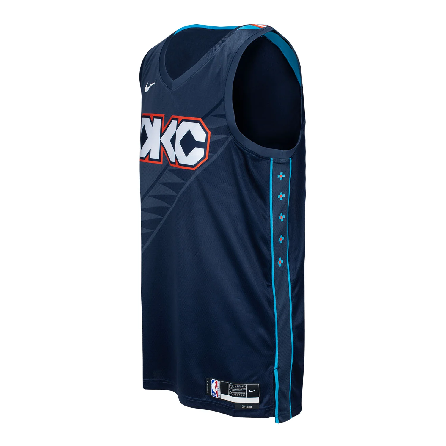 2025-26 OKLAHOMA CITY THUNDER CUSTOM CITY EDITION SWINGMAN JERSEY - Image 4