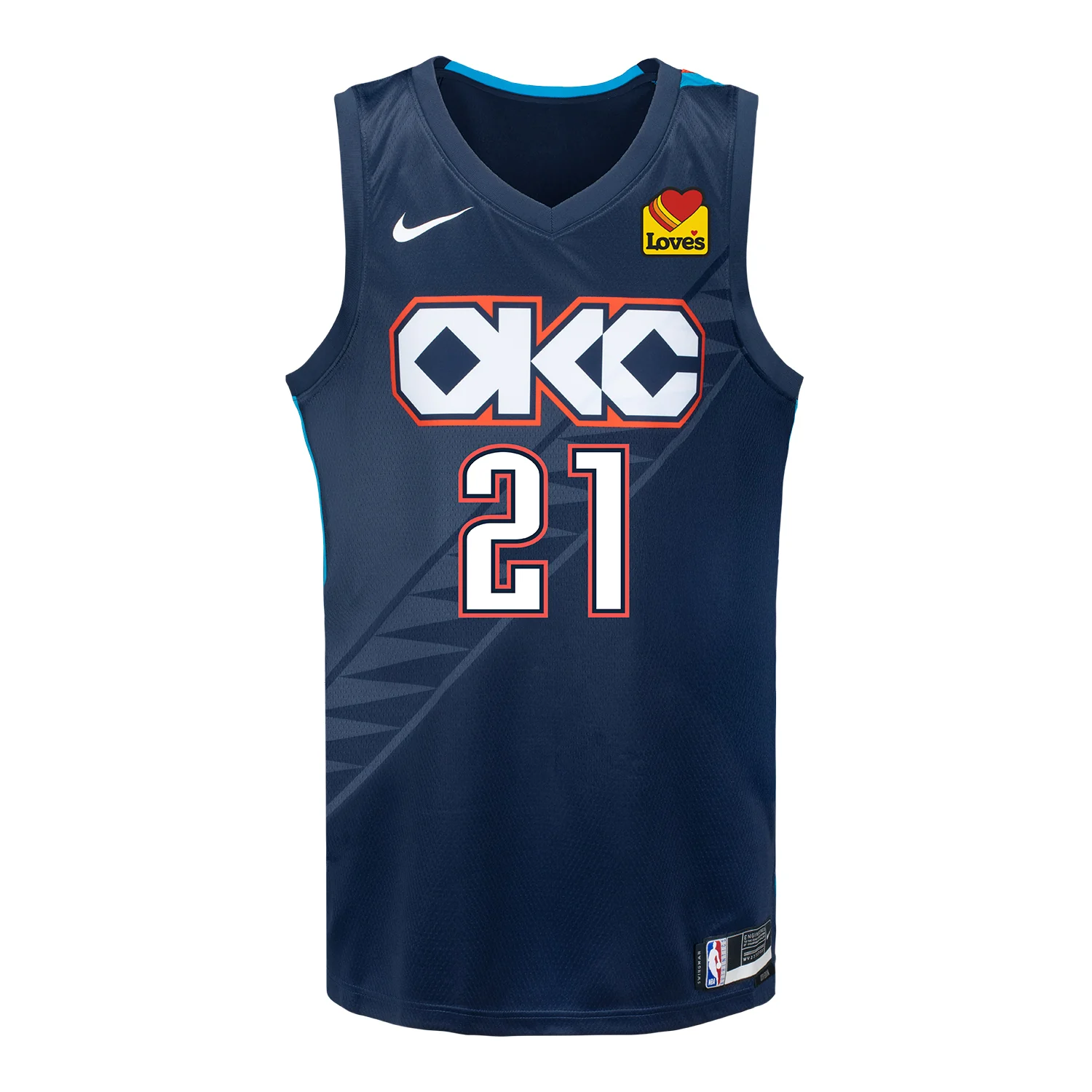 YOUTH 2025-26 OKLAHOMA CITY THUNDER AARON WIGGINS CITY EDITION SWINGMAN JERSEY - Image 2