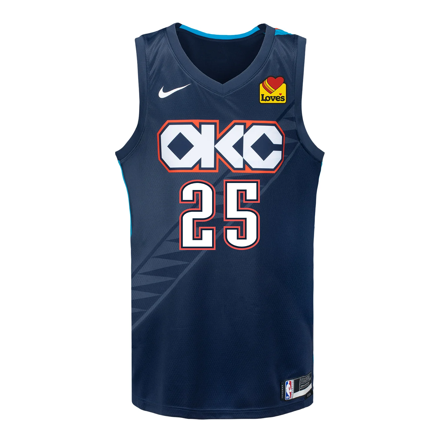 YOUTH 2025-26 OKLAHOMA CITY THUNDER AJAY MITCHELL CITY EDITION SWINGMAN JERSEY - Image 2