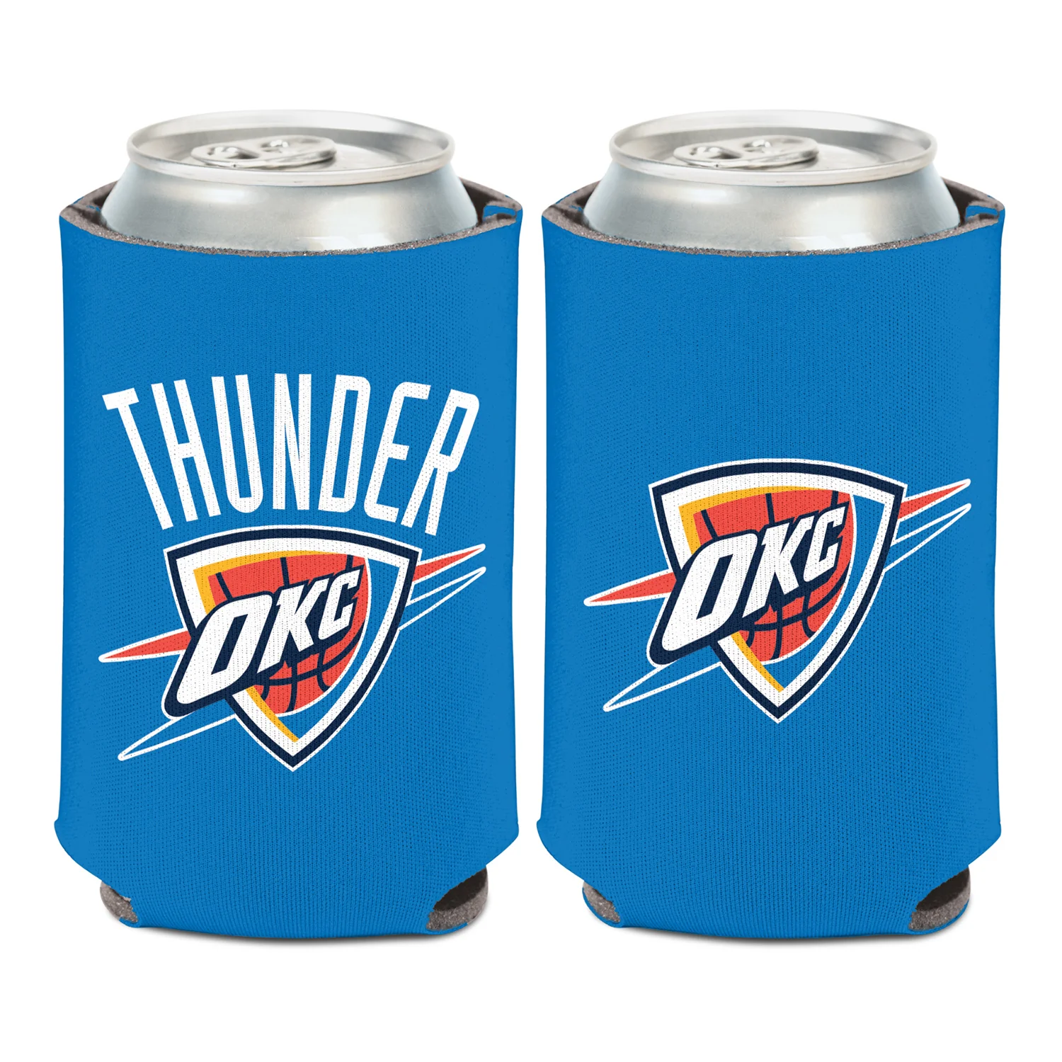 OKLAHOMA CITY THUNDER PRIMARY LOGO 12 OZ CAN COOLER