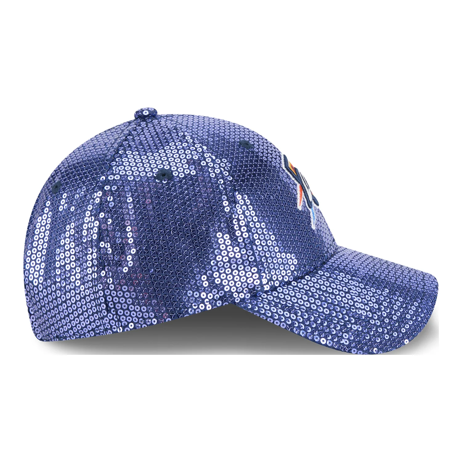 LADIES OKC THUNDER NEW ERA 940 SEQUIN ADJUSTABLE HAT - Image 4