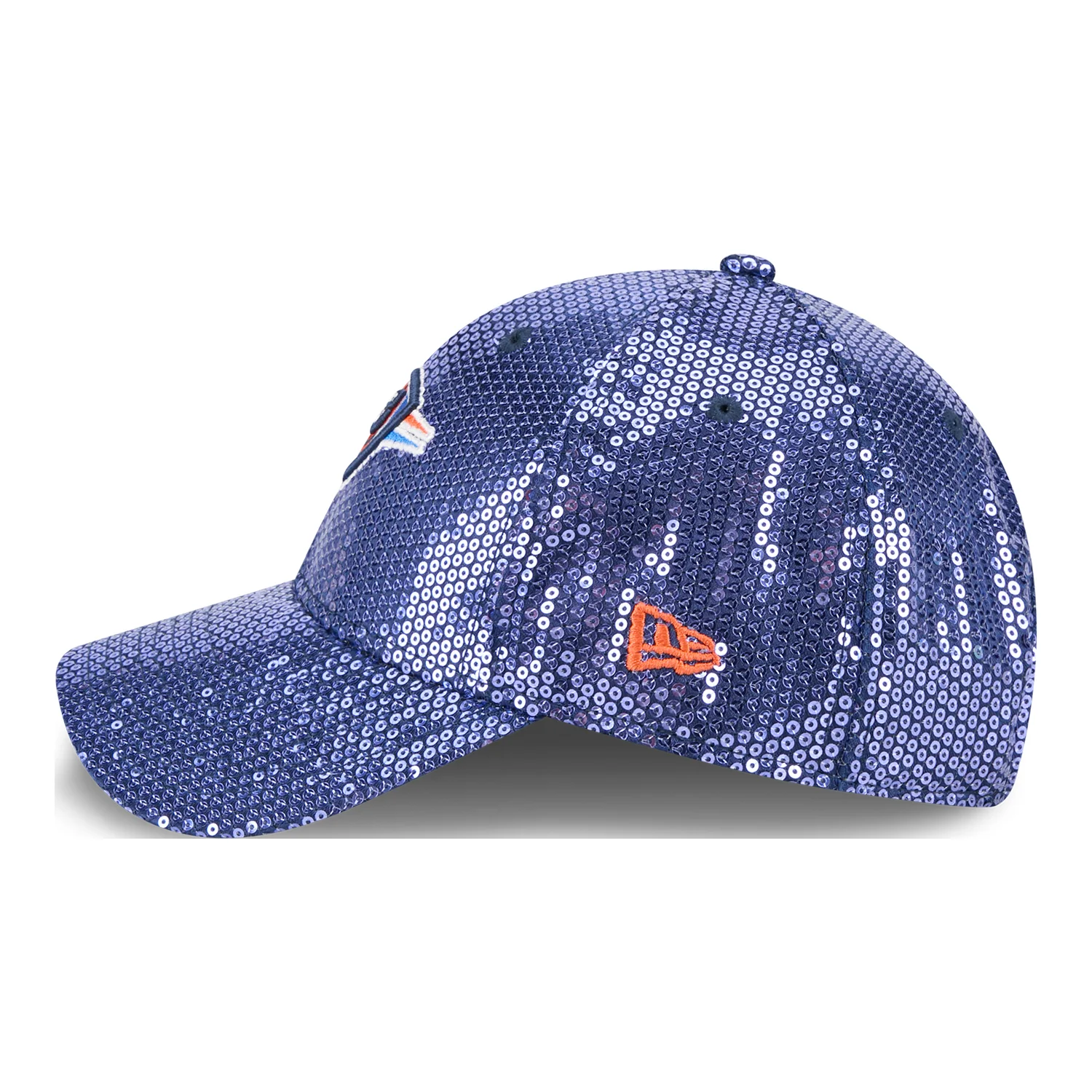 LADIES OKC THUNDER NEW ERA 940 SEQUIN ADJUSTABLE HAT - Image 5