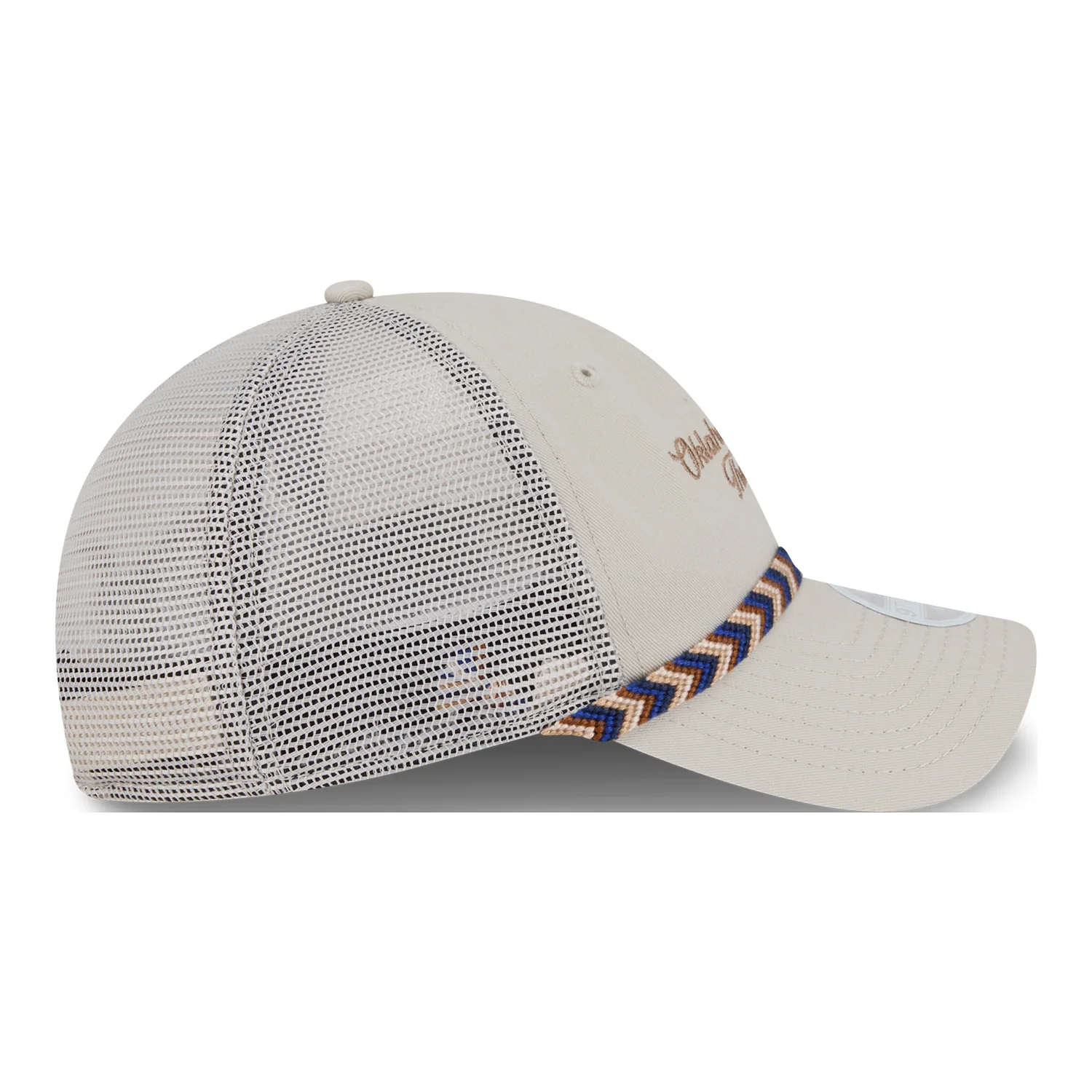 LADIES OKC THUNDER NEW ERA 920 FISHTAIL MESHBACK HAT - Image 3