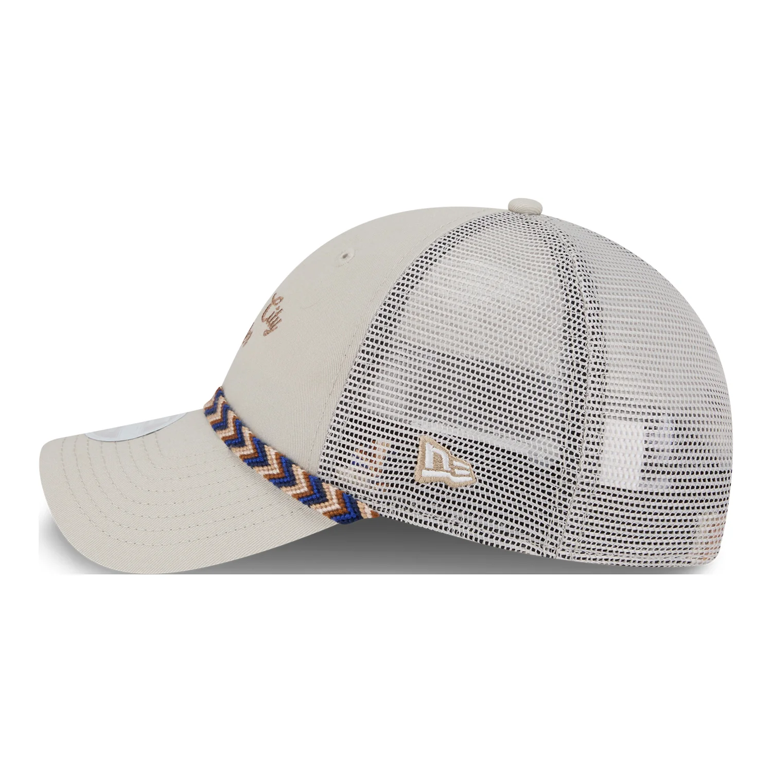 LADIES OKC THUNDER NEW ERA 920 FISHTAIL MESHBACK HAT - Image 7