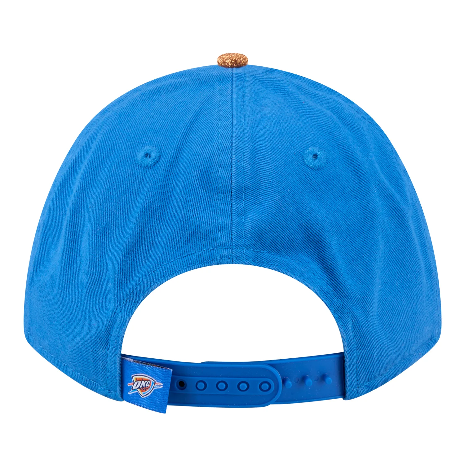Ladies OKC Thunder New Era 9Forty M-Crown Offset Glitter Snap Hat - Image 2