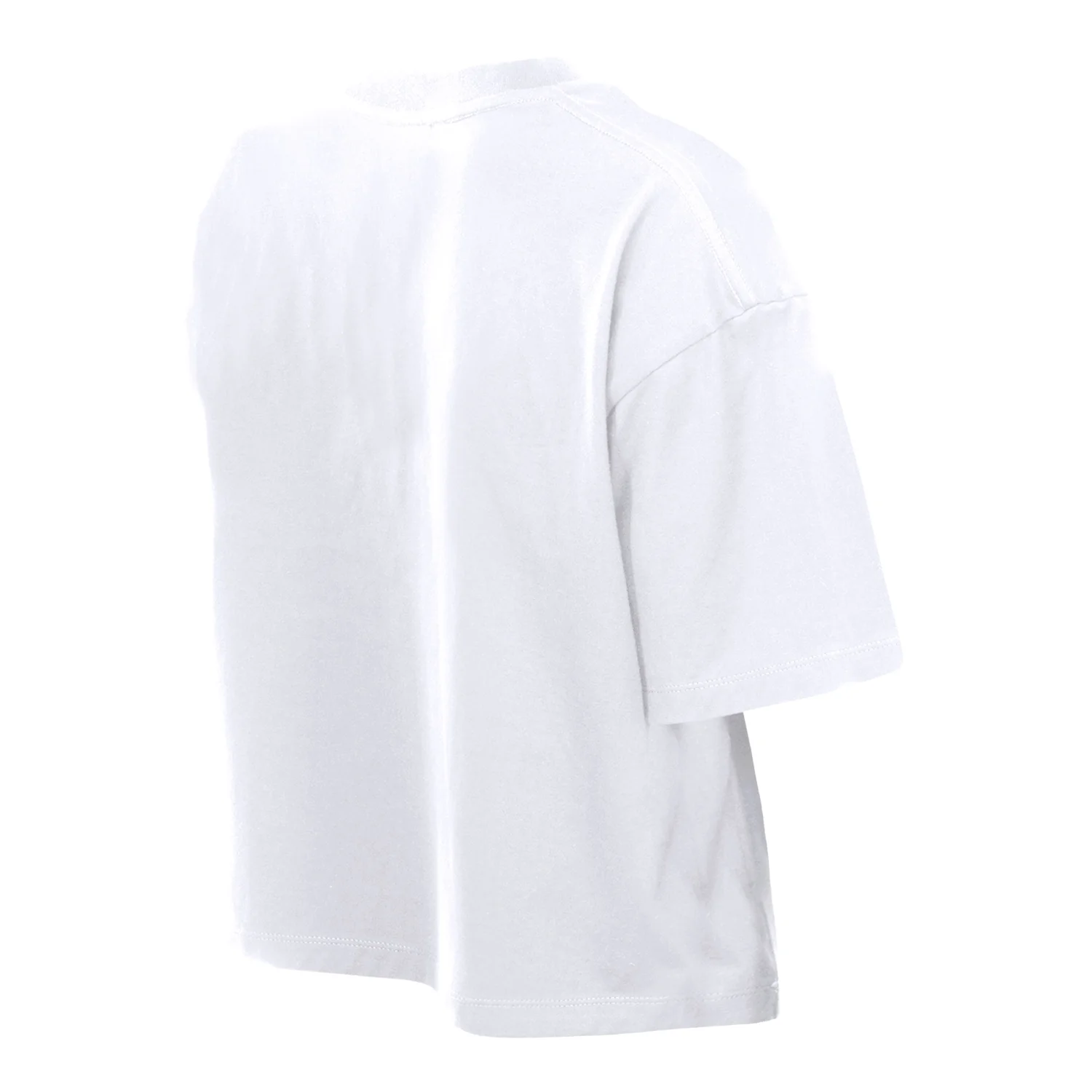 Ladies OKC Thunder New Era Puff Print Cropped T-Shirt - Image 2