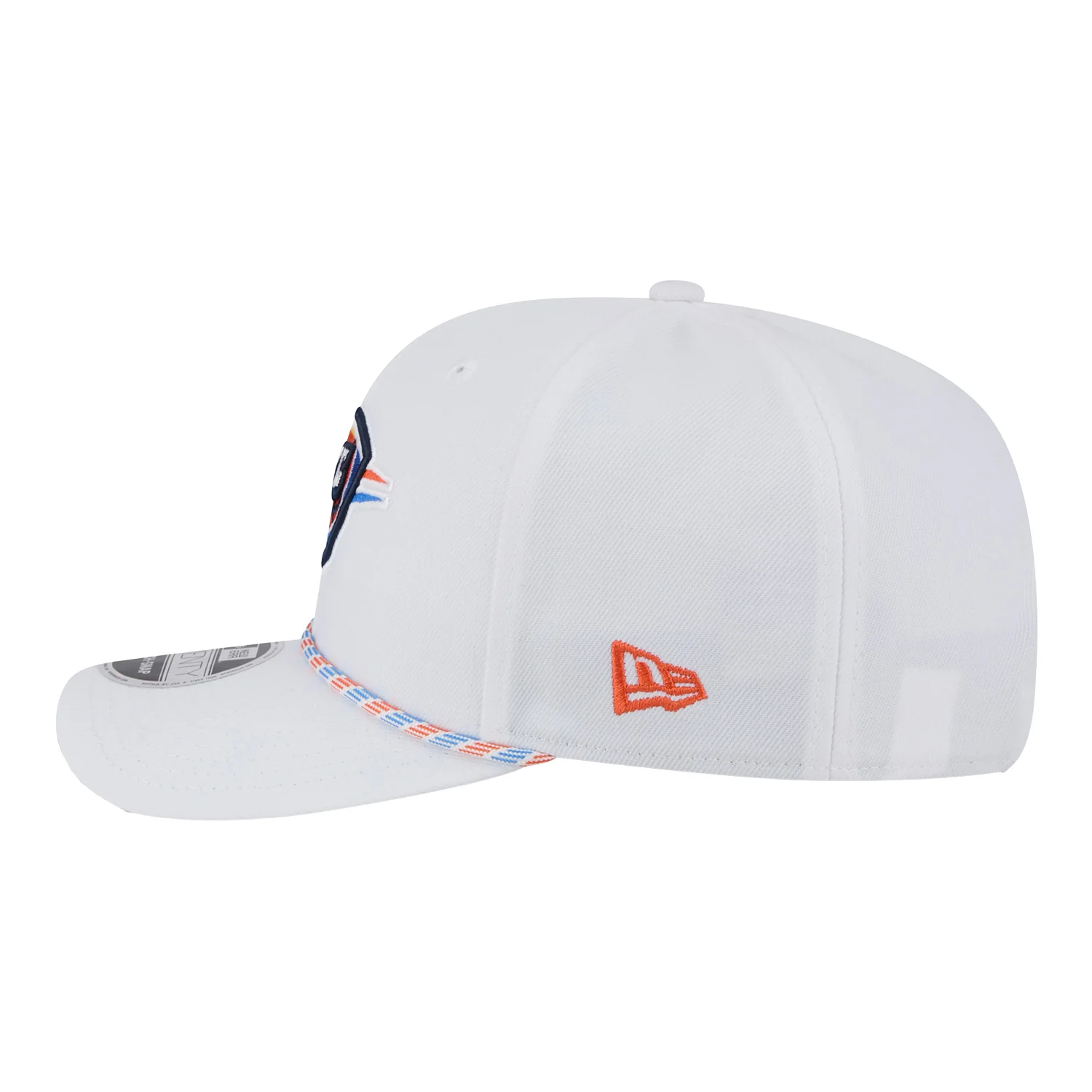 OKLAHOMA CITY THUNDER NEW ERA 970 STRETCH SNAP ROPE WHITE SNAPBACK - Image 5