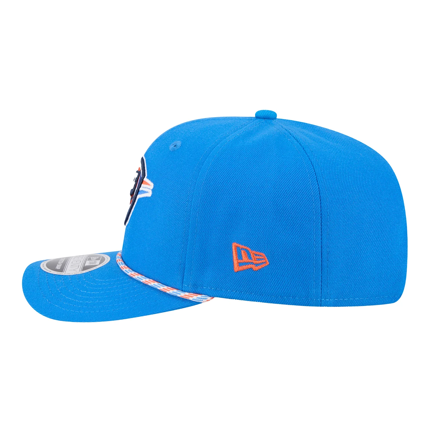 OKLAHOMA CITY THUNDER NEW ERA 970 STRETCH SNAP ROPE BLUE SNAPBACK - Image 5