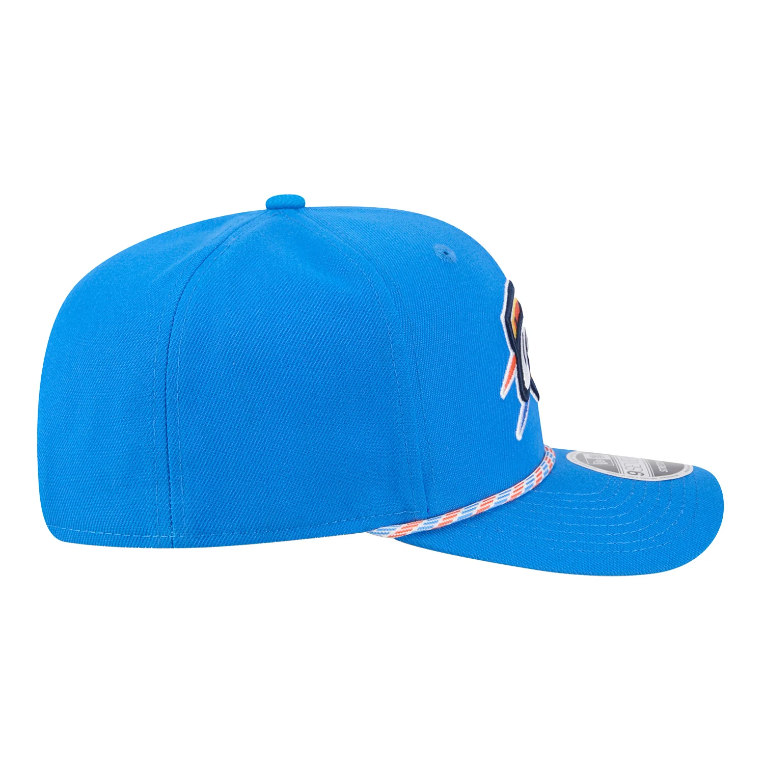 OKLAHOMA CITY THUNDER NEW ERA 970 STRETCH SNAP ROPE BLUE SNAPBACK - Image 6