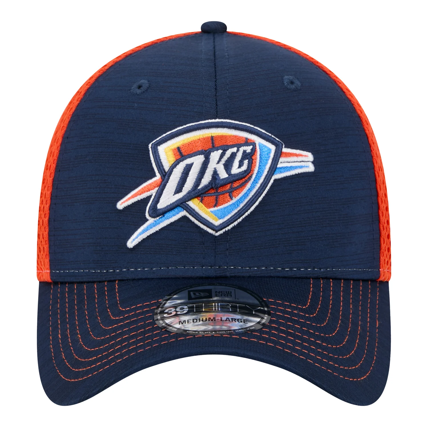 OKC THUNDER NEW ERA 3930 TECH TWO TONE HAT - Image 3