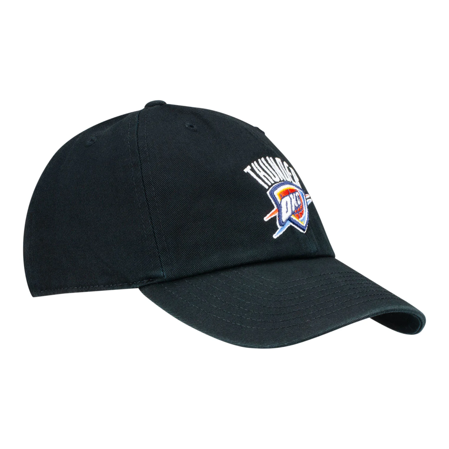 OKC THUNDER 47 BRAND GLOBAL LOGO CLEAN UP HAT - Image 2