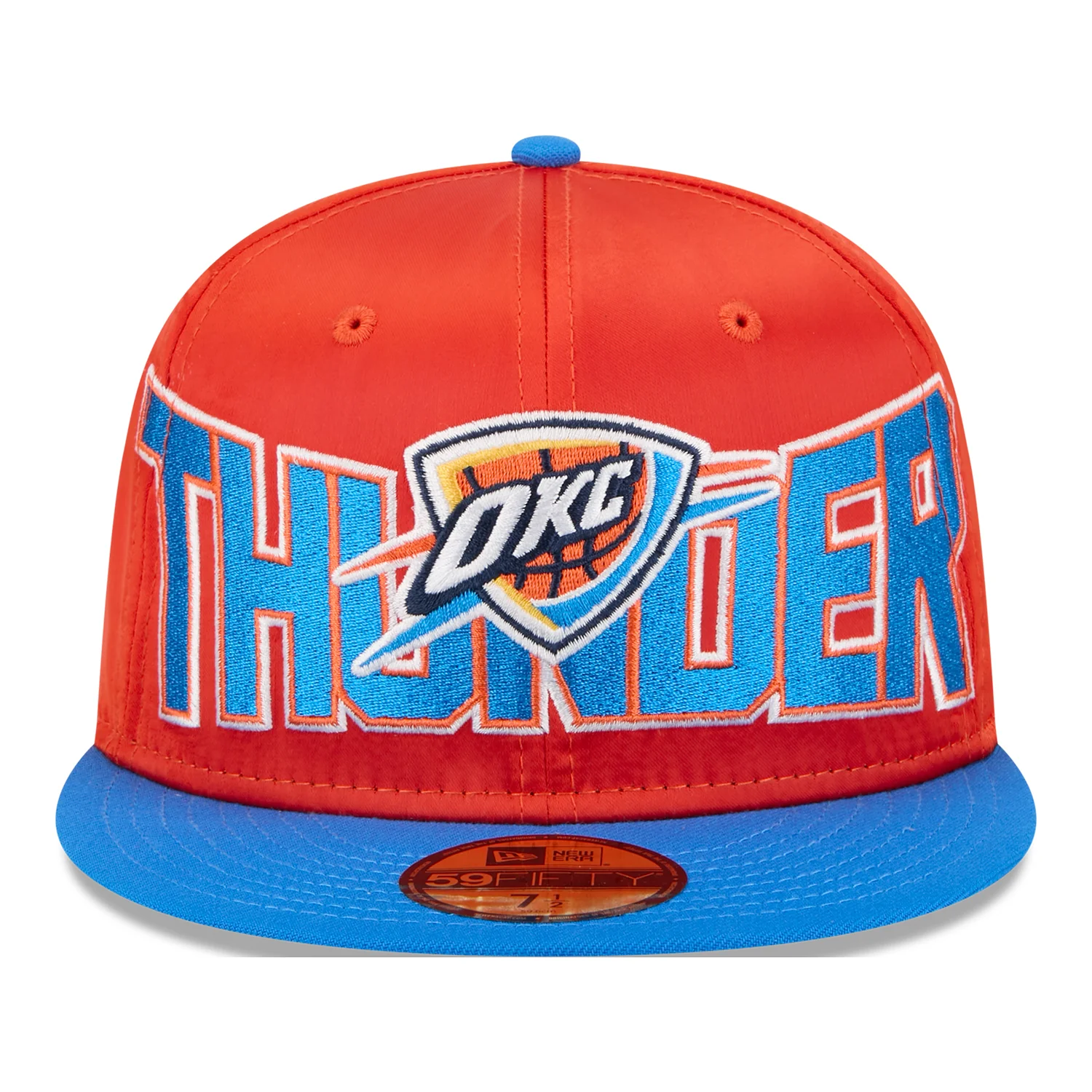 OKC THUNDER NEW ERA SATIN 5950 FITTED HAT - Image 4