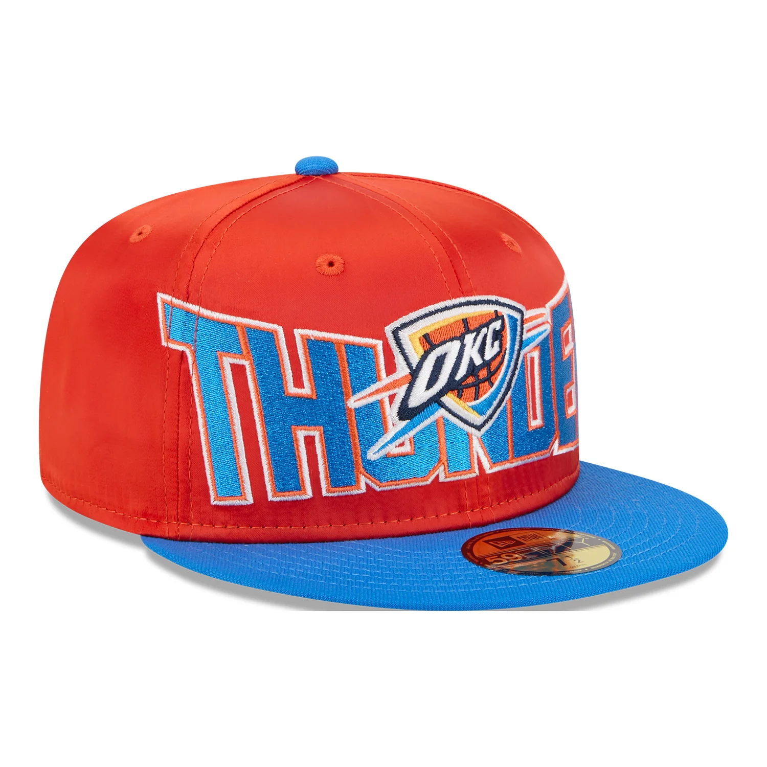OKC THUNDER NEW ERA SATIN 5950 FITTED HAT - Image 6