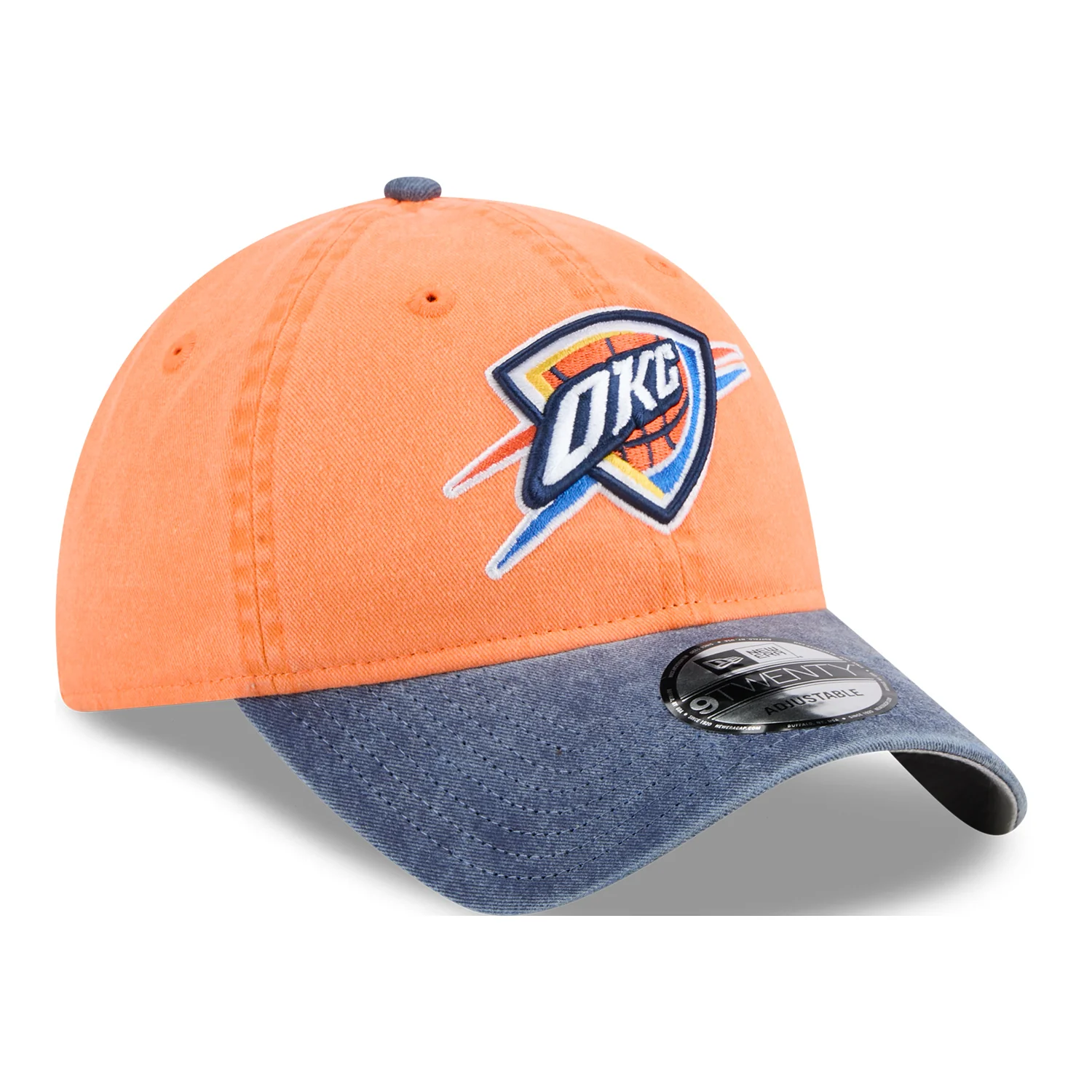 OKC THUNDER NEW ERA 920 WASHED TWO-TONE HAT - Image 3