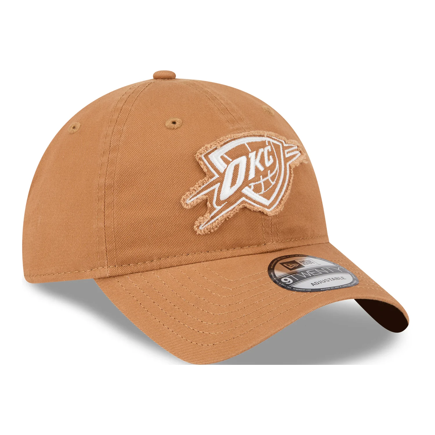 OKC THUNDER NEW ERA 920 FRAYED ADJUSTABLE HAT - Image 5
