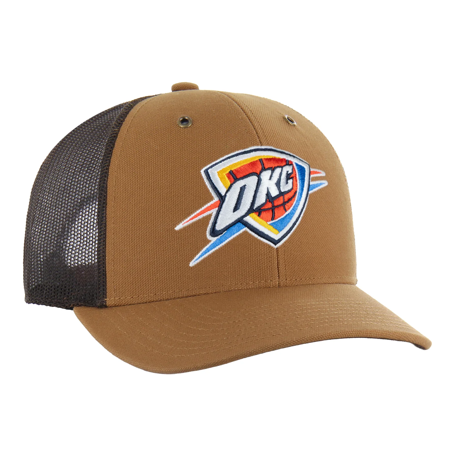 OKC THUNDER 47 BRAND CARHARTT BROWN TRUCKER - Image 3