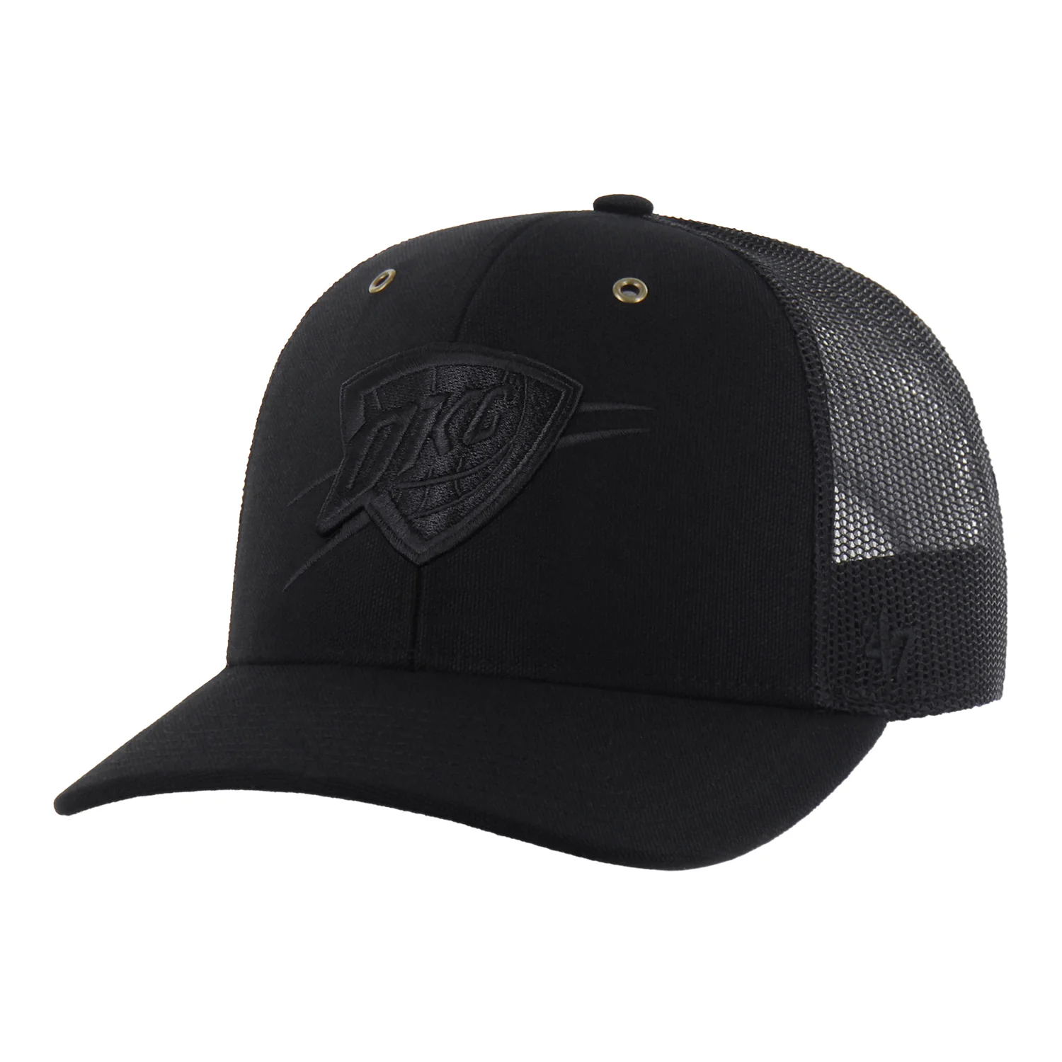OKC THUNDER 47 BRAND CARHARTT BLACK TRUCKER - Image 4