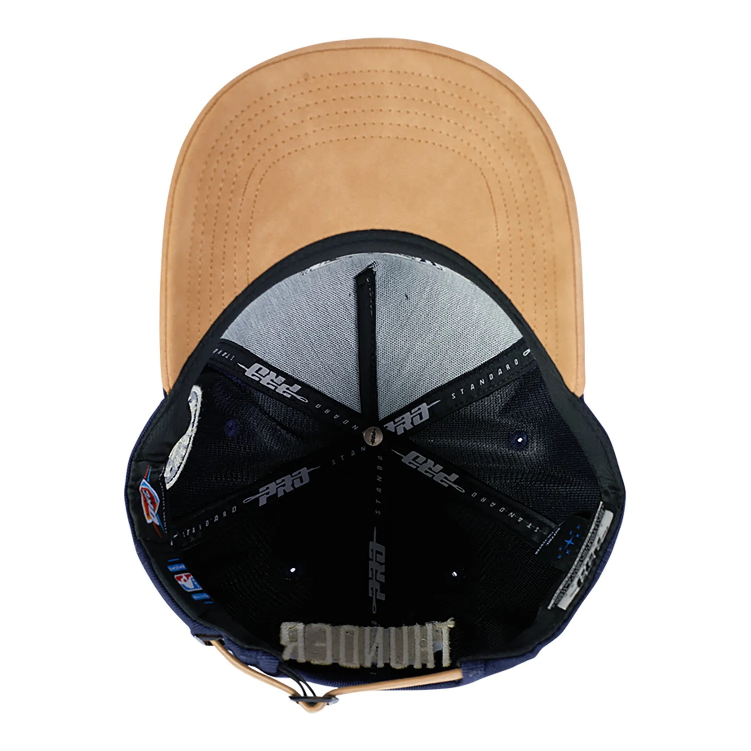 OKC THUNDER PRO STANDARD SUEDE PRO PINCH NAVY SNAPBACK - Image 6