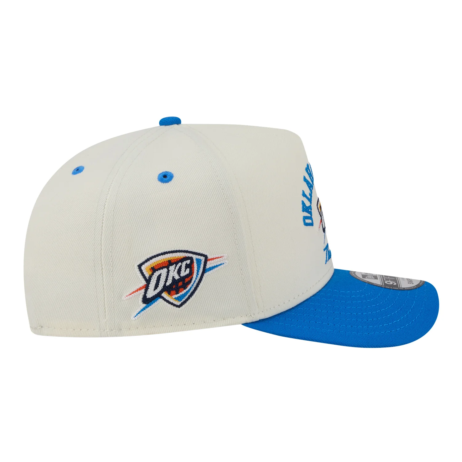 OKC Thunder New Era 9Fifty A-Frame Arched Snap Hat - Image 4