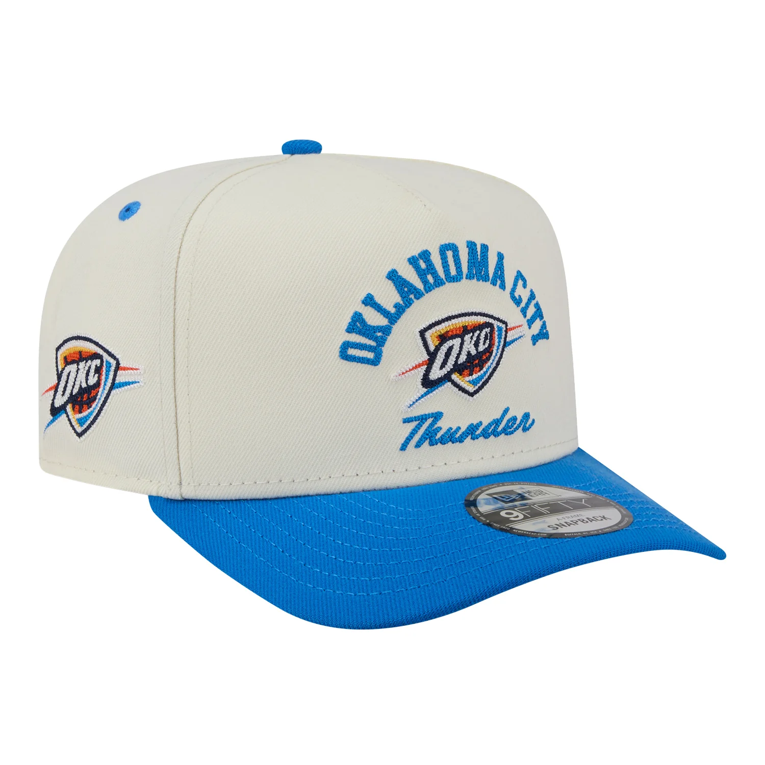 OKC Thunder New Era 9Fifty A-Frame Arched Snap Hat - Image 6