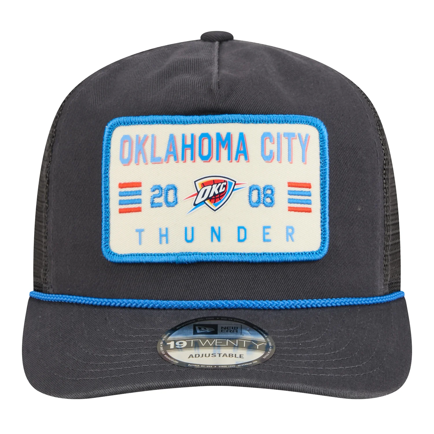 OKC Thunder New Era 19Twenty Washed Rope Snapback Hat - Image 3