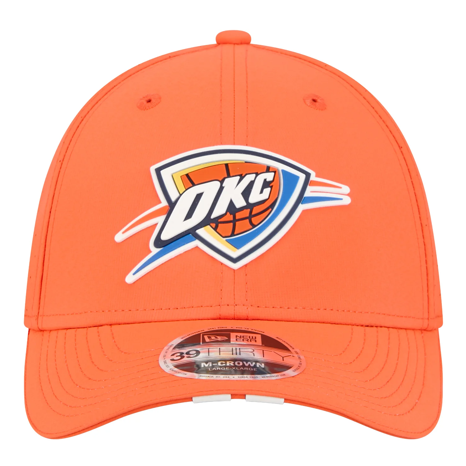 OKC Thunder New Era 39Thirty M-Crown Assist Flex Hat - Image 3