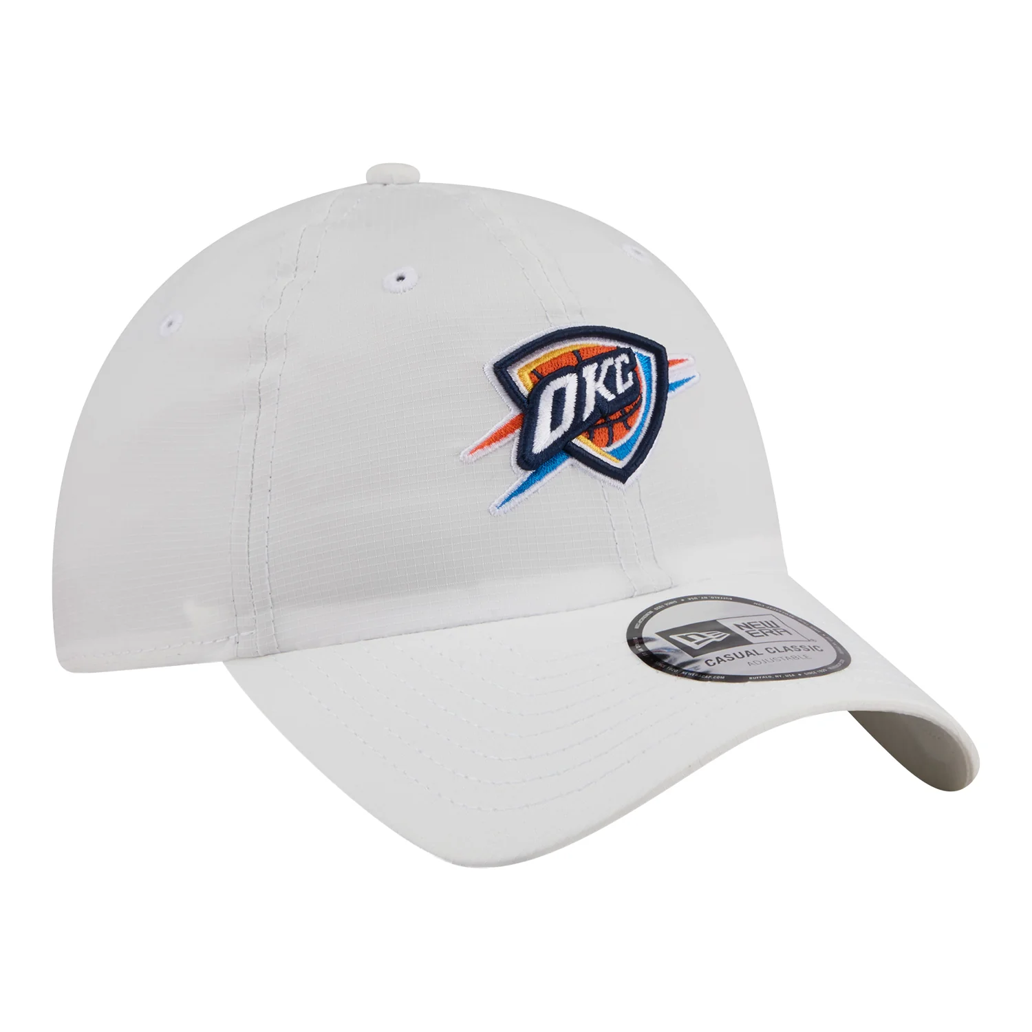 OKC Thunder New Era Casual Classic Ripstop Adjustable Hat - Image 5