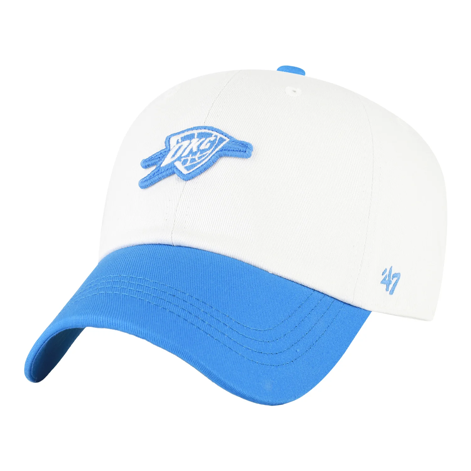 OKC Thunder 47 Brand Micro Two-Tone Clean Up Hat