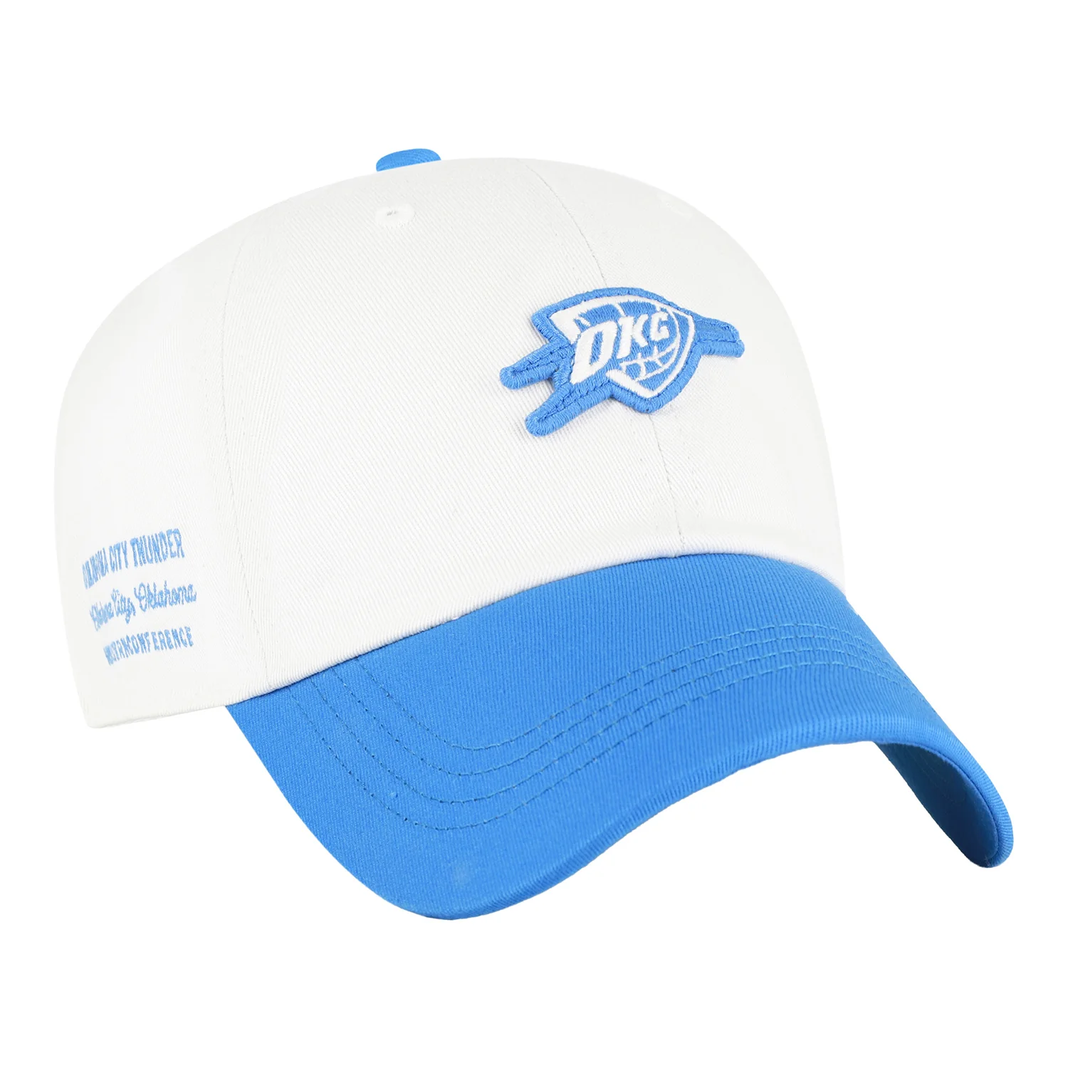 OKC Thunder 47 Brand Micro Two-Tone Clean Up Hat - Image 3