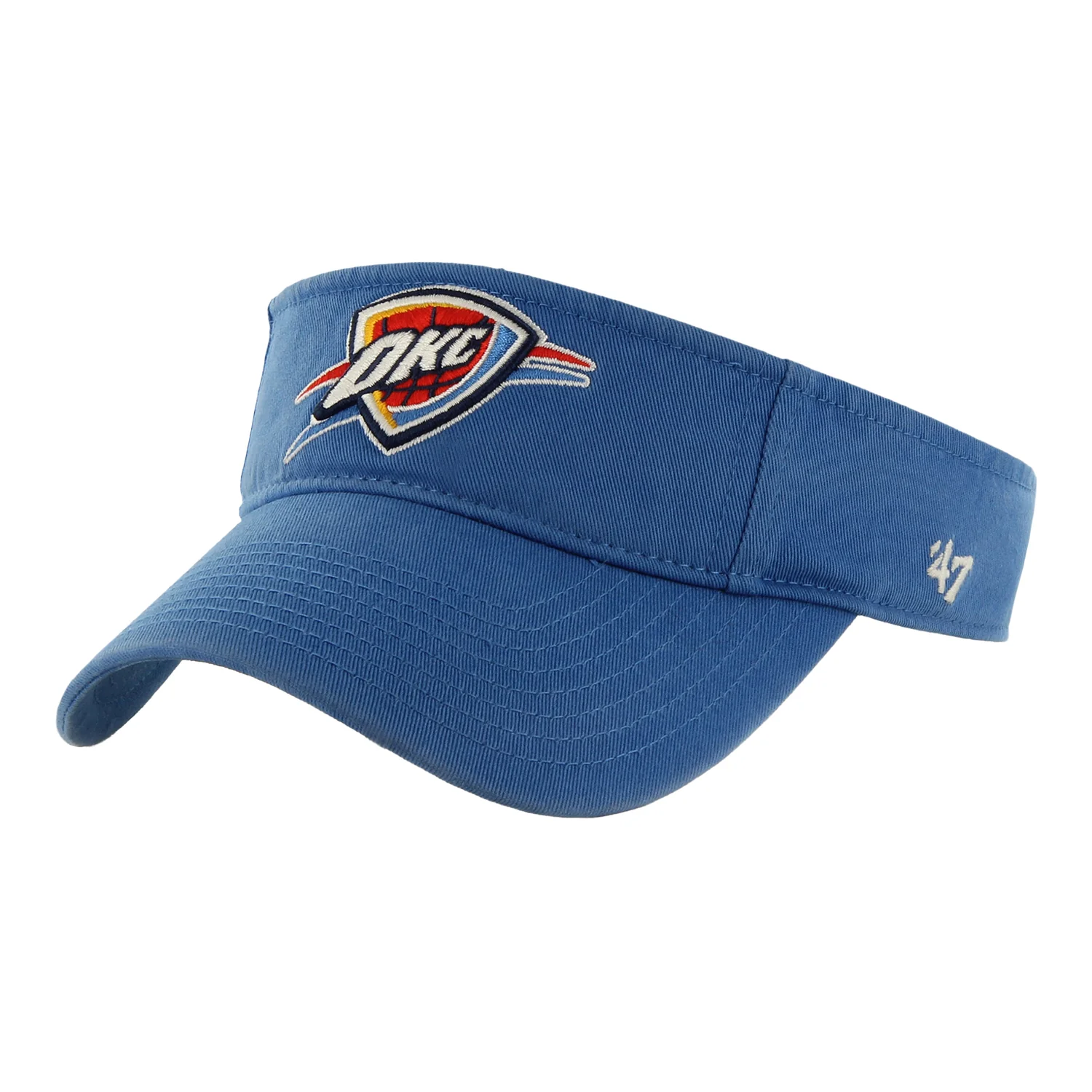OKC Thunder 47 Brand Primary Clean Up Visor