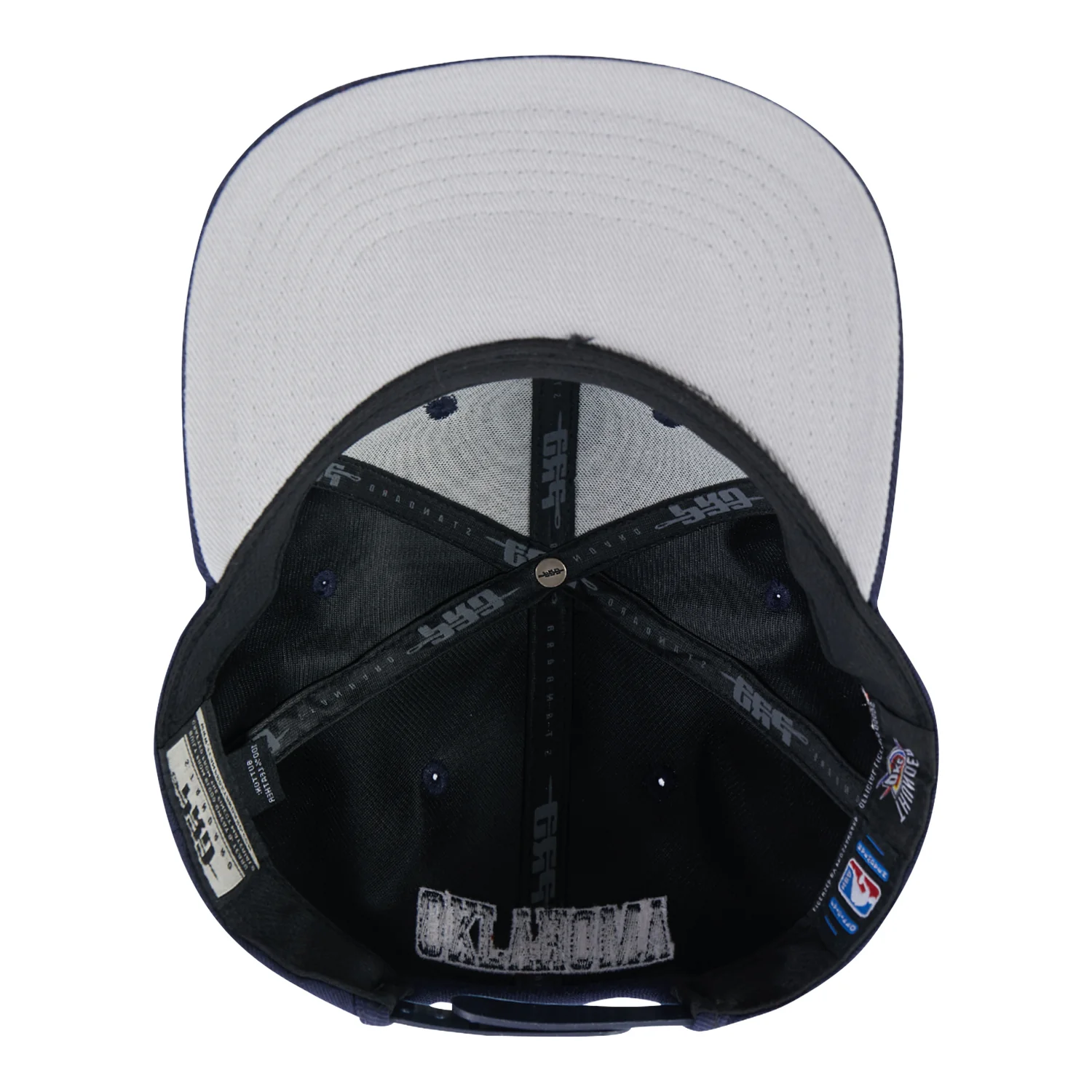 OKC Thunder Pro Standard Billboard Pro Six Snap Hat - Image 6
