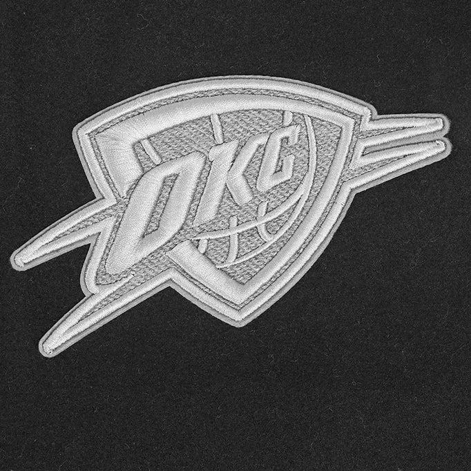 OKC THUNDER PRO STANDARD COLORBLOCK VARSITY JACKET - Image 8