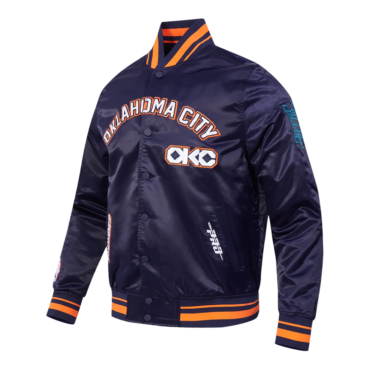 2025-26 CITY EDITION OKC THUNDER PRO STANDARD BOMBER JACKET - Image 3