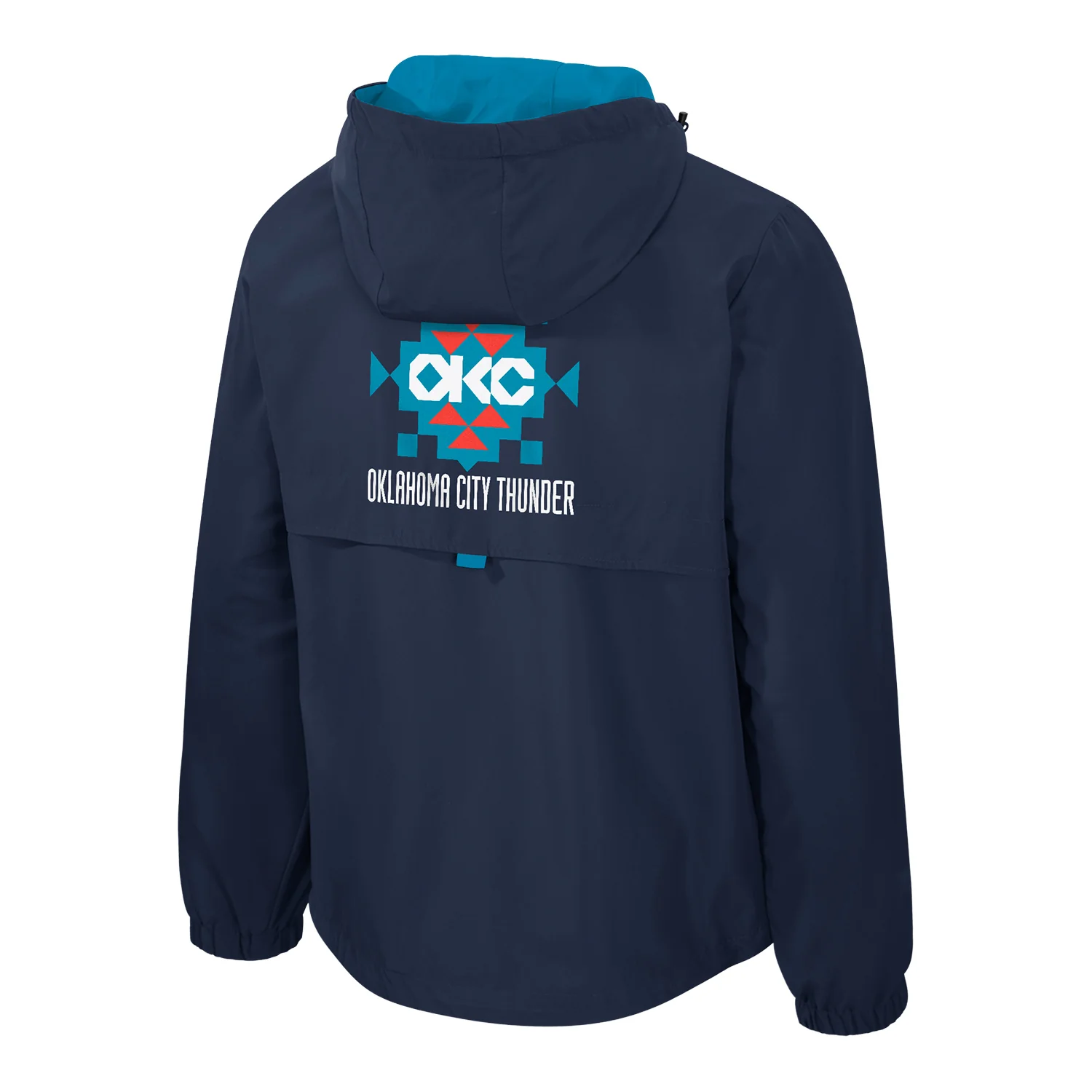 OKC Thunder Stadium Essentials 2025-2026 City Edition Anorak 1/4 Zip Pullover - Image 2