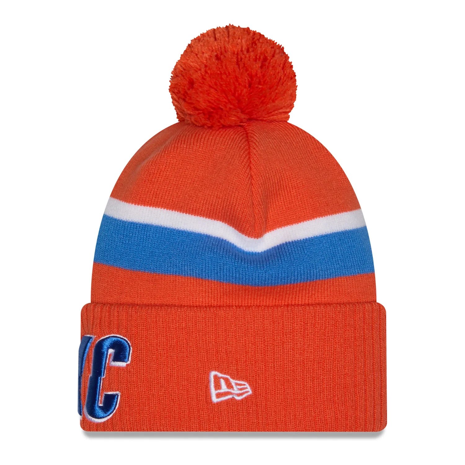 OKC THUNDER NEW ERA STATEMENT POM CUFF KNIT - Image 3