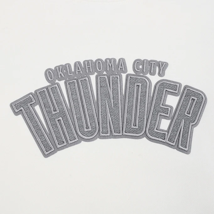 OKC THUNDER PRO STANDARD TONAL TERRY CLOTH CREWNECK - Image 6