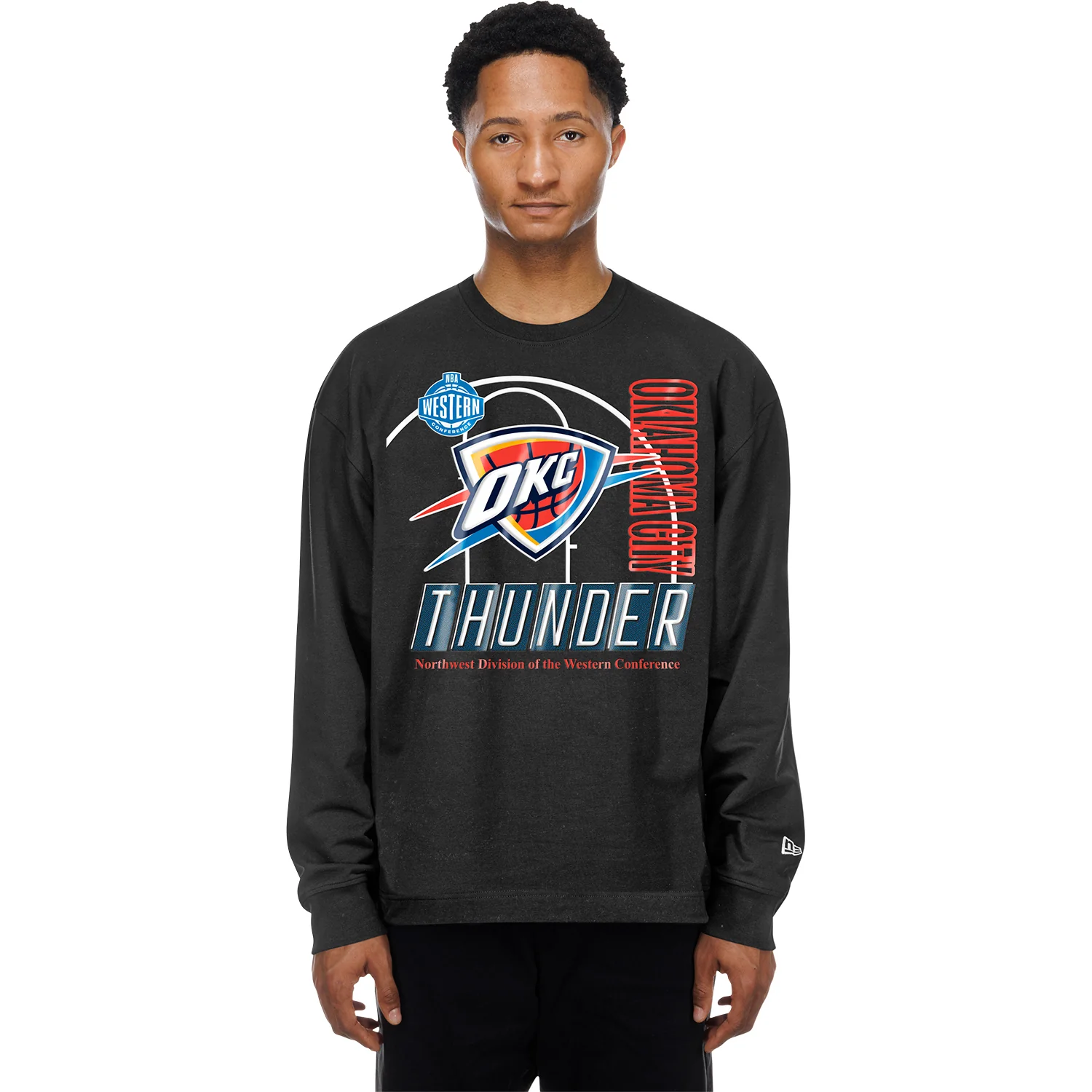 OKC Thunder New Era Action Crewneck