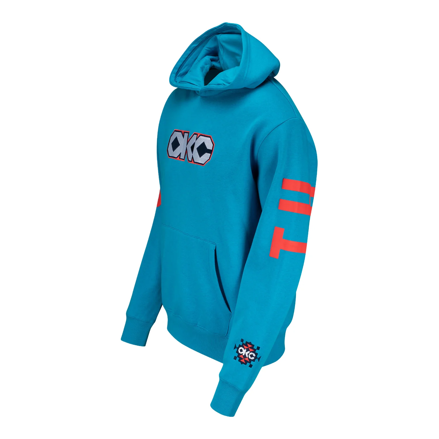 OKC Thunder Native Bold Wordmark Hooded Sweatshirt - Image 4