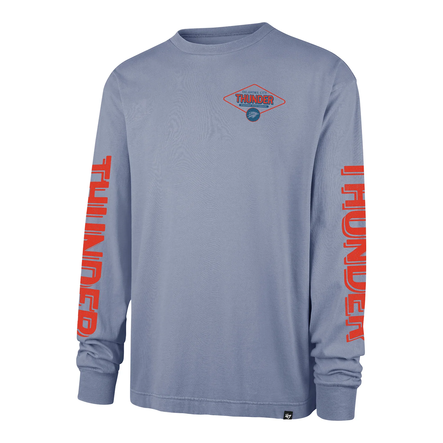 OKC THUNDER 47 BRAND OUTDOORS CAIRN RAVINE L/S T-SHIRT