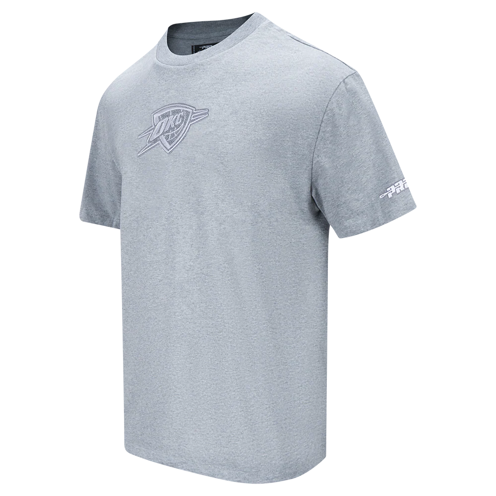 OKC THUNDER PRO STANDARD TONAL TERRY CLOTH T-SHIRT - Image 3