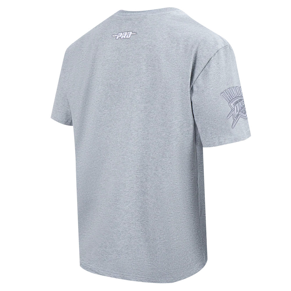 OKC THUNDER PRO STANDARD TONAL TERRY CLOTH T-SHIRT - Image 4