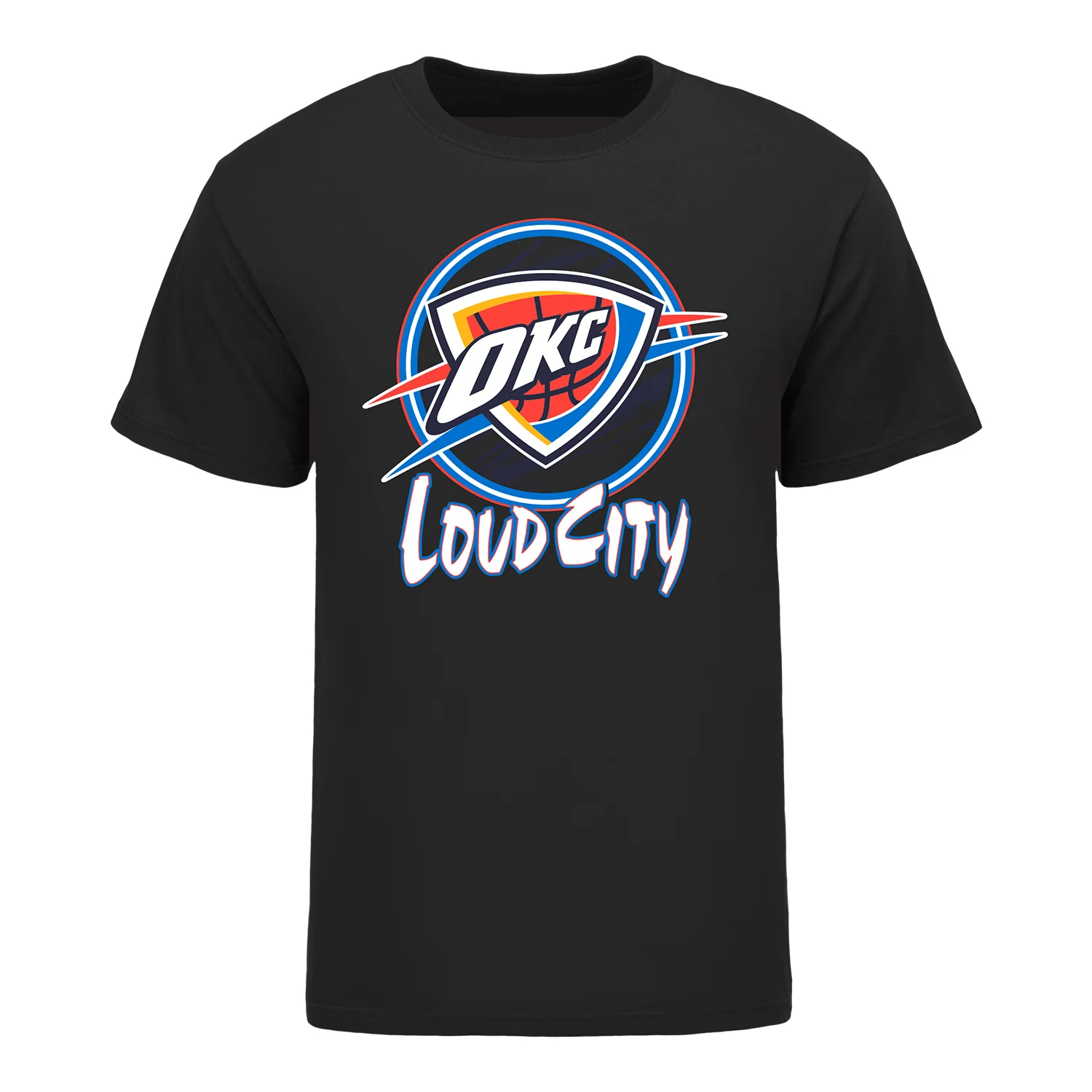 OKC THUNDER NEON LOUD CITY T-SHIRT