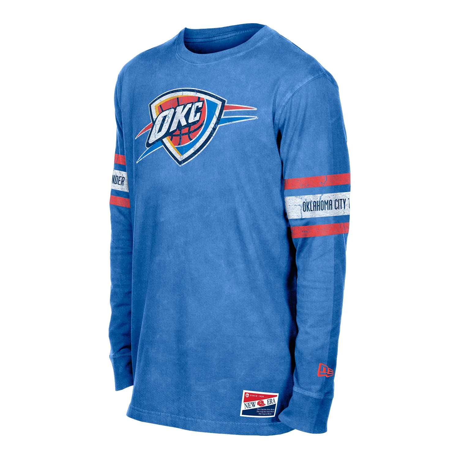 OKC Thunder New Era Washed Long Sleeve T-Shirt - Image 3