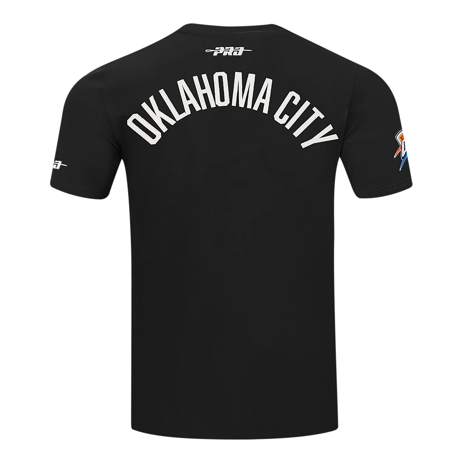 OKC THUNDER PRO STANDARD MODERN ORIGINALS BLACK T-SHIRT - Image 3
