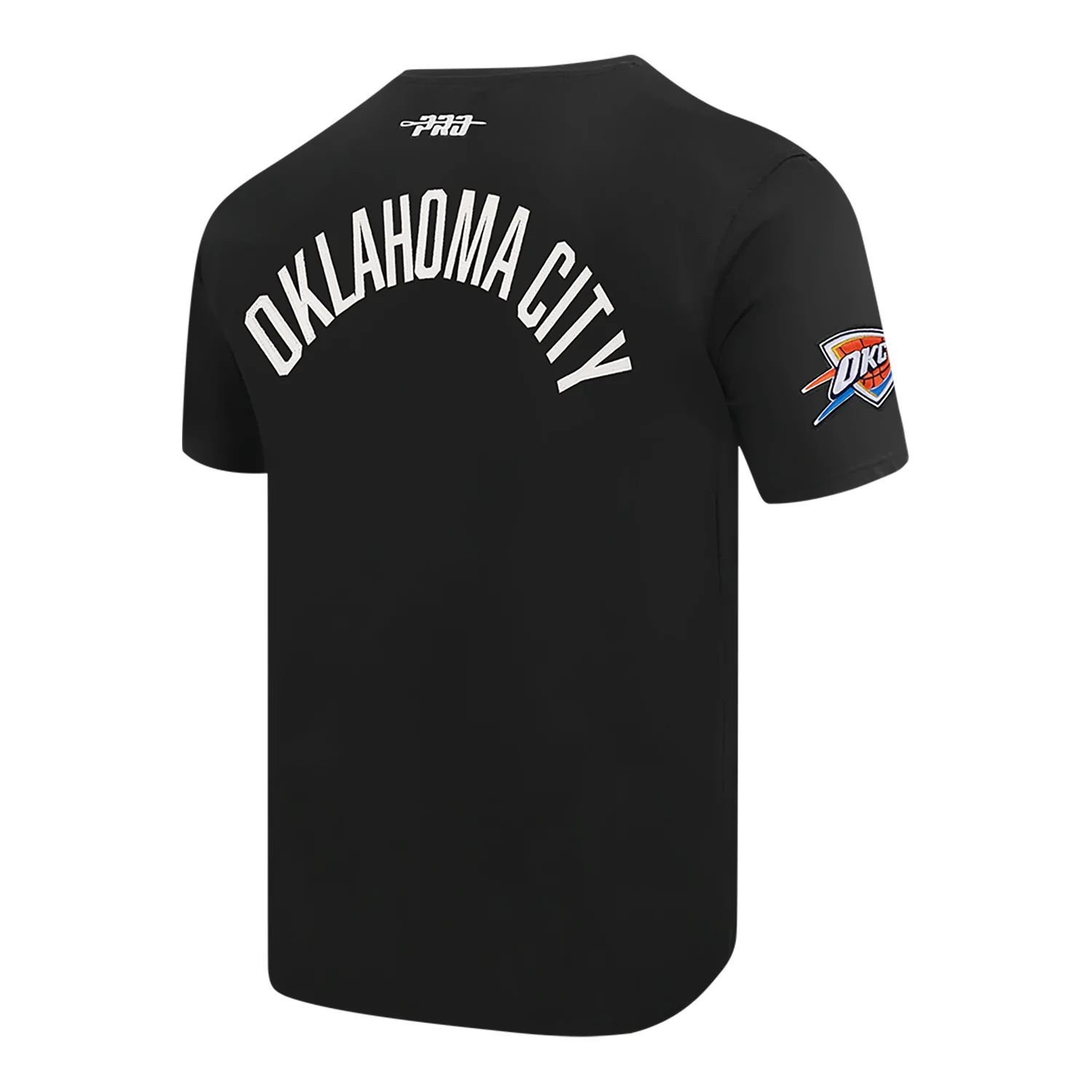 OKC THUNDER PRO STANDARD MODERN ORIGINALS BLACK T-SHIRT - Image 4
