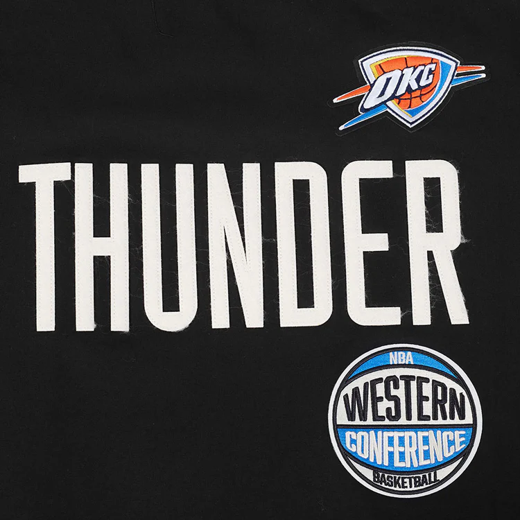 OKC THUNDER PRO STANDARD MODERN ORIGINALS BLACK T-SHIRT - Image 7