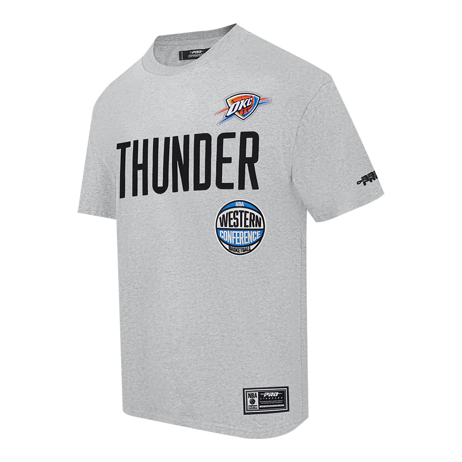 OKC THUNDER PRO STANDARD MODERN ORIGINALS GREY T-SHIRT - Image 2