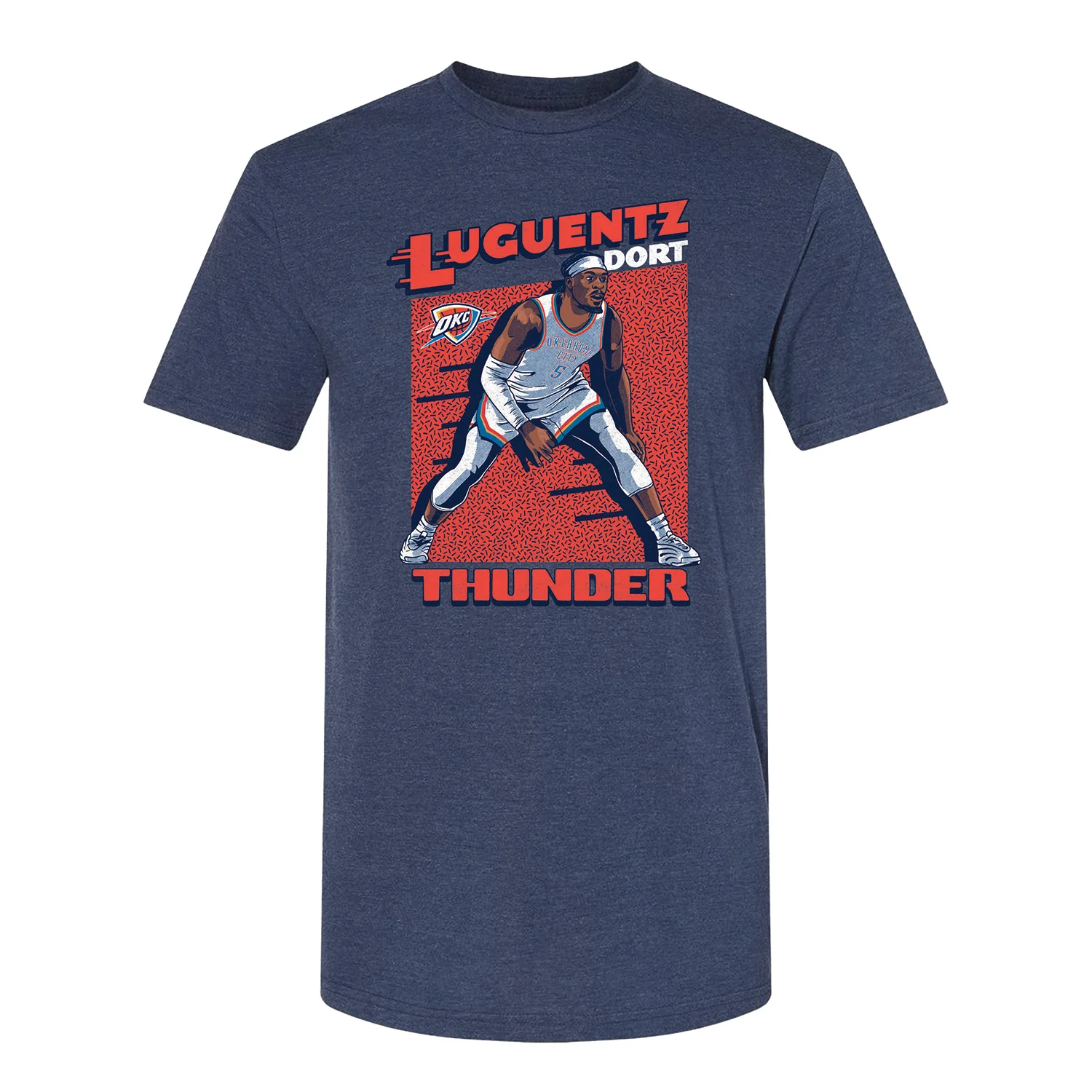 OKC THUNDER LUGUENTZ DORT ACTION T-SHIRT