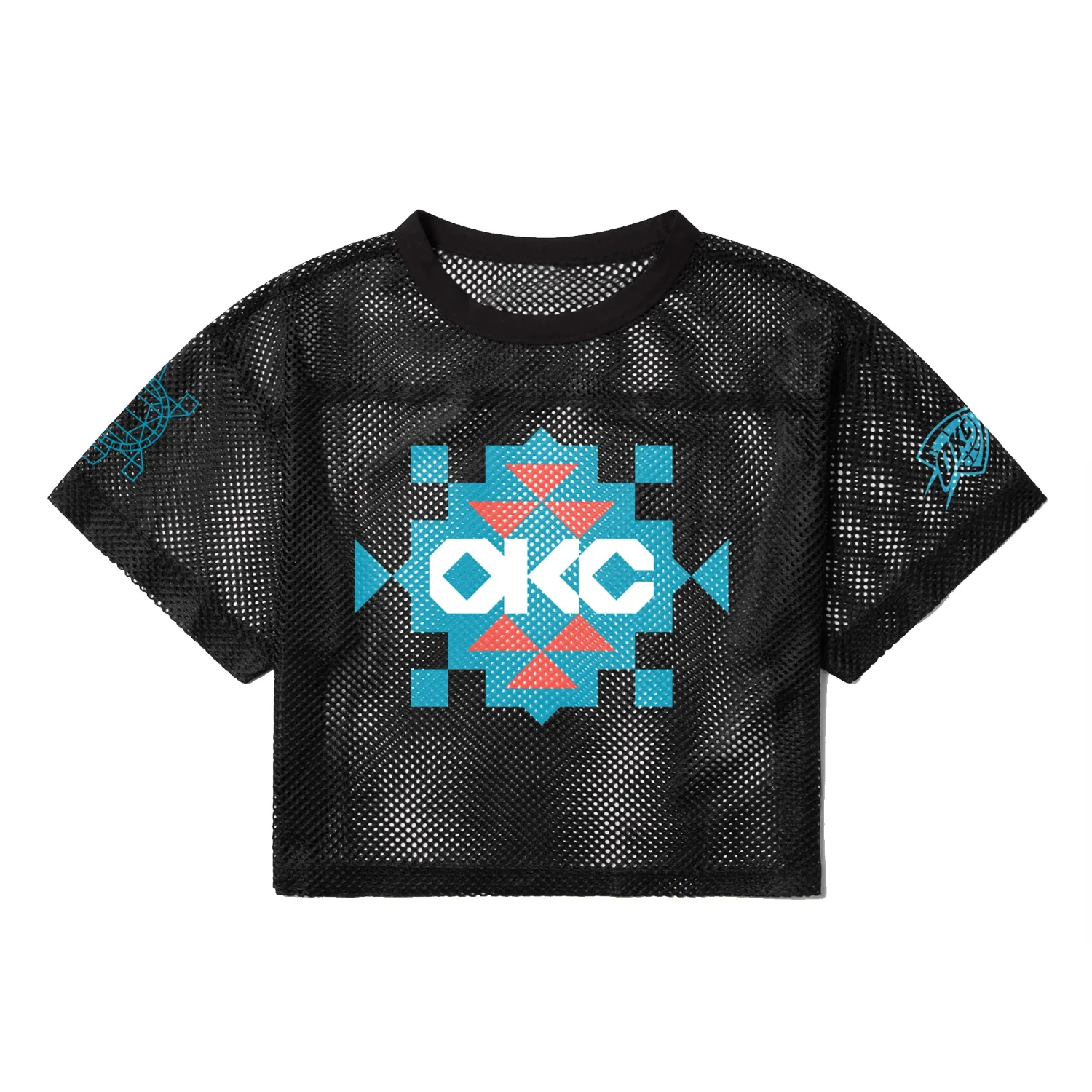 OKC Thunder X Round21 Native Heritage Mesh Top - Image 3